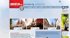 Desktop Screenshot of linienflug.com